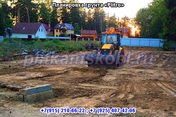 Планировка грунта или грунтовые работы в Московской области