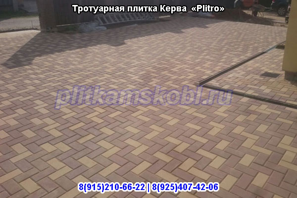 Тротуарная плитка Керва - производство и укладка «под ключ»